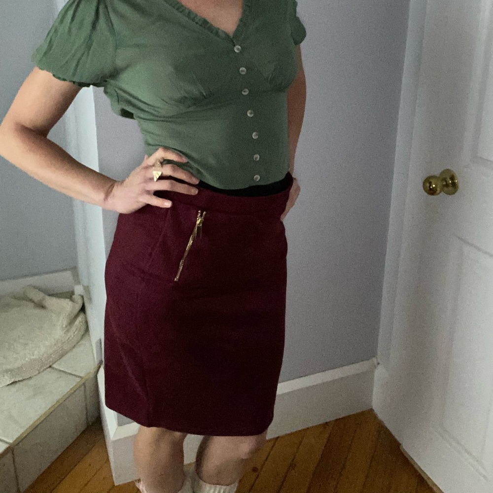 Plum Skirt
